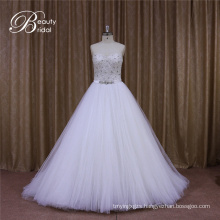 Elegant Perfect Hand Sew Beading Wedding Dress